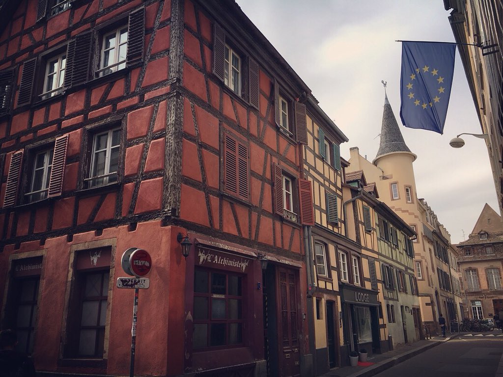LeavittDC's tweet photo. The half-timbered house game in the Alsace Region is strong. #strasbourg #alcase #france https://t.co/zxw6rJHABR