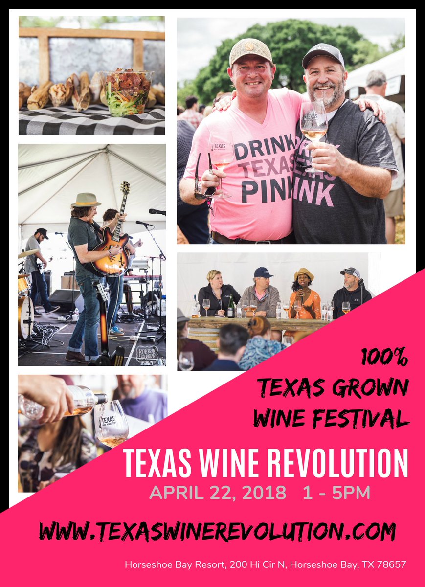 Welcome back <a href="/TorrNaLochs/">Torr Na Lochs</a> &amp; Ruby Kate's Rosé - a blend of 50% Montepulciano &amp; 50% Dolcetto! Their newest vintage will be at TWR 2018 &amp; you should be too - tickets are extremely close to being sold out! texaswinerevolution.com  #roseallday #april222018 #TexasGrown #DrinkTexasPink