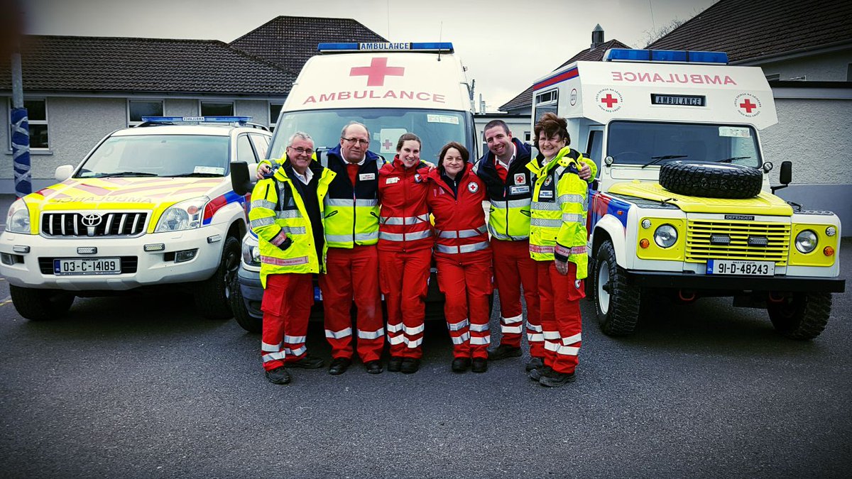 Our crew on duty at the Moonraker Rally today with crews from #Clonakilty and #Kinsale. <a href="/irishredcross/">Irish Red Cross</a> <a href="/KinsaleRedCross/">Red Cross Kinsale</a> <a href="/corkindo/">Cork Independent</a> <a href="/C103Cork/">C103</a> <a href="/motorsport/">Motorsport</a>