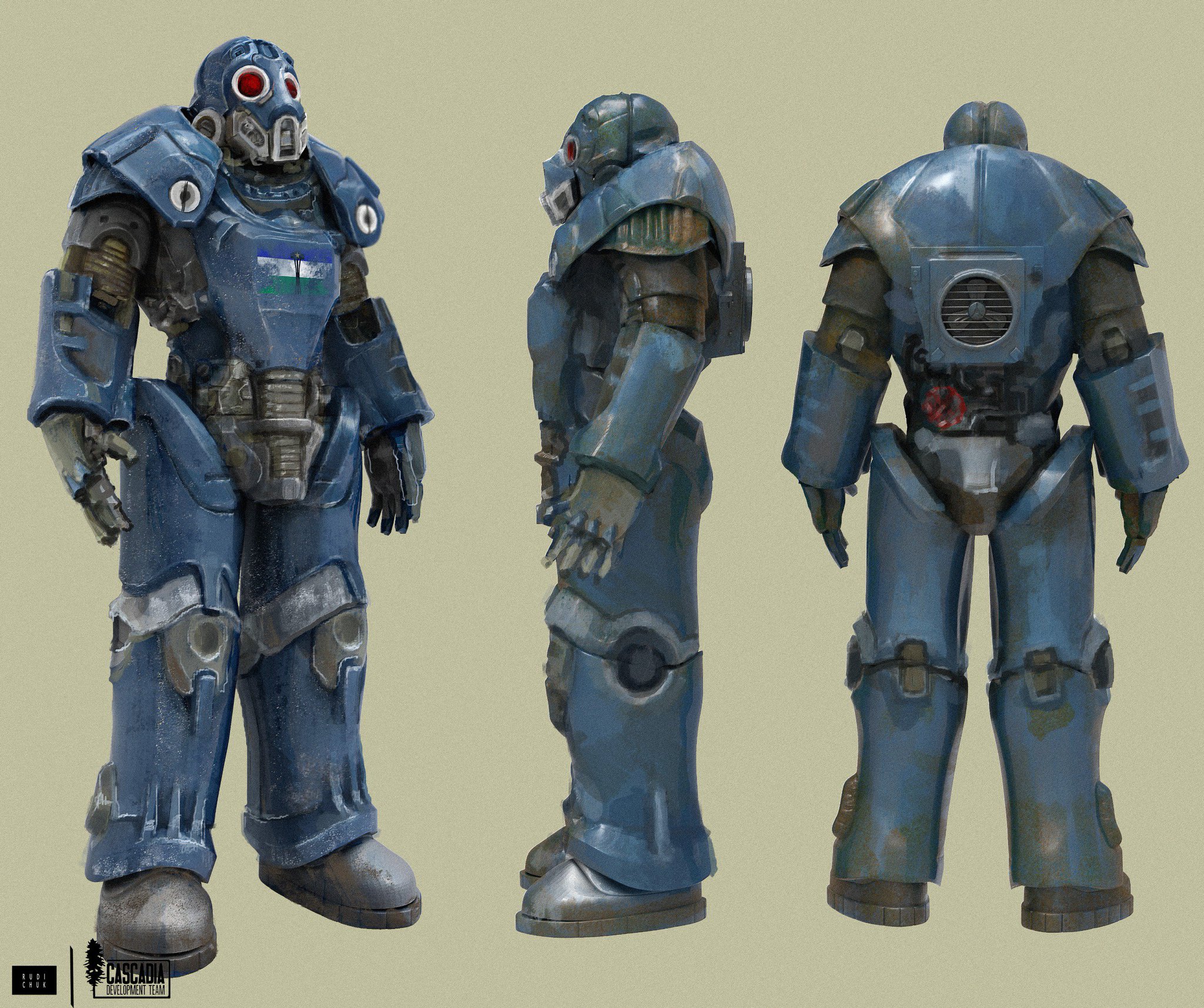 Fallout 4 power armor paint brotherhood фото 107