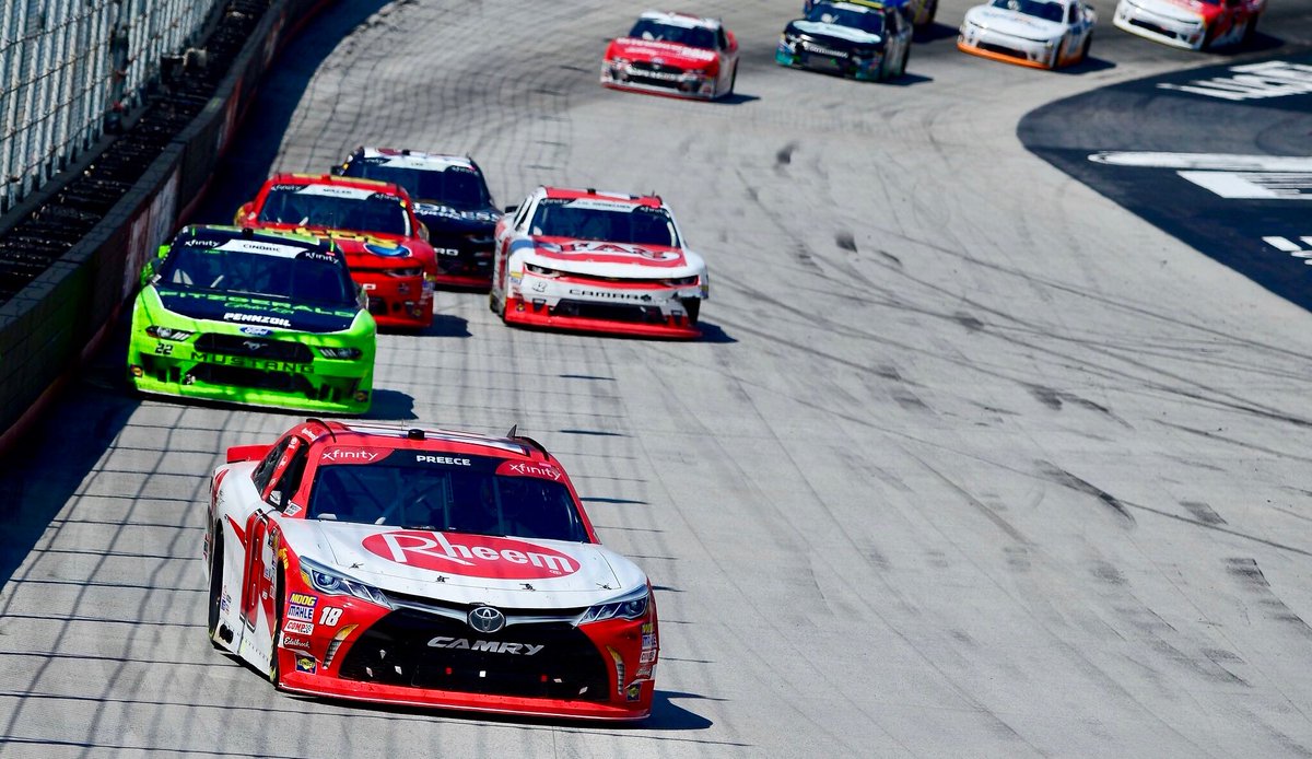 VincentJBruins's tweet photo. Ryan Preece has only run three of seven Xfinity Series races this season, but he has more Playoff points than anyone else. #NASCAR #Fitzgerald300 https://t.co/EGpCcFlObn