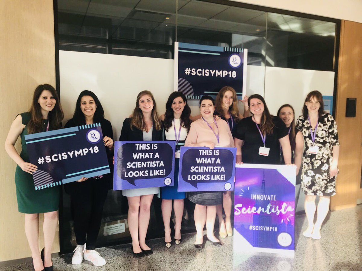 Jackie_Gio's tweet photo. Yas queenz 👑👑👑 #SciSymp18 https://t.co/mwCUKWuiA9
