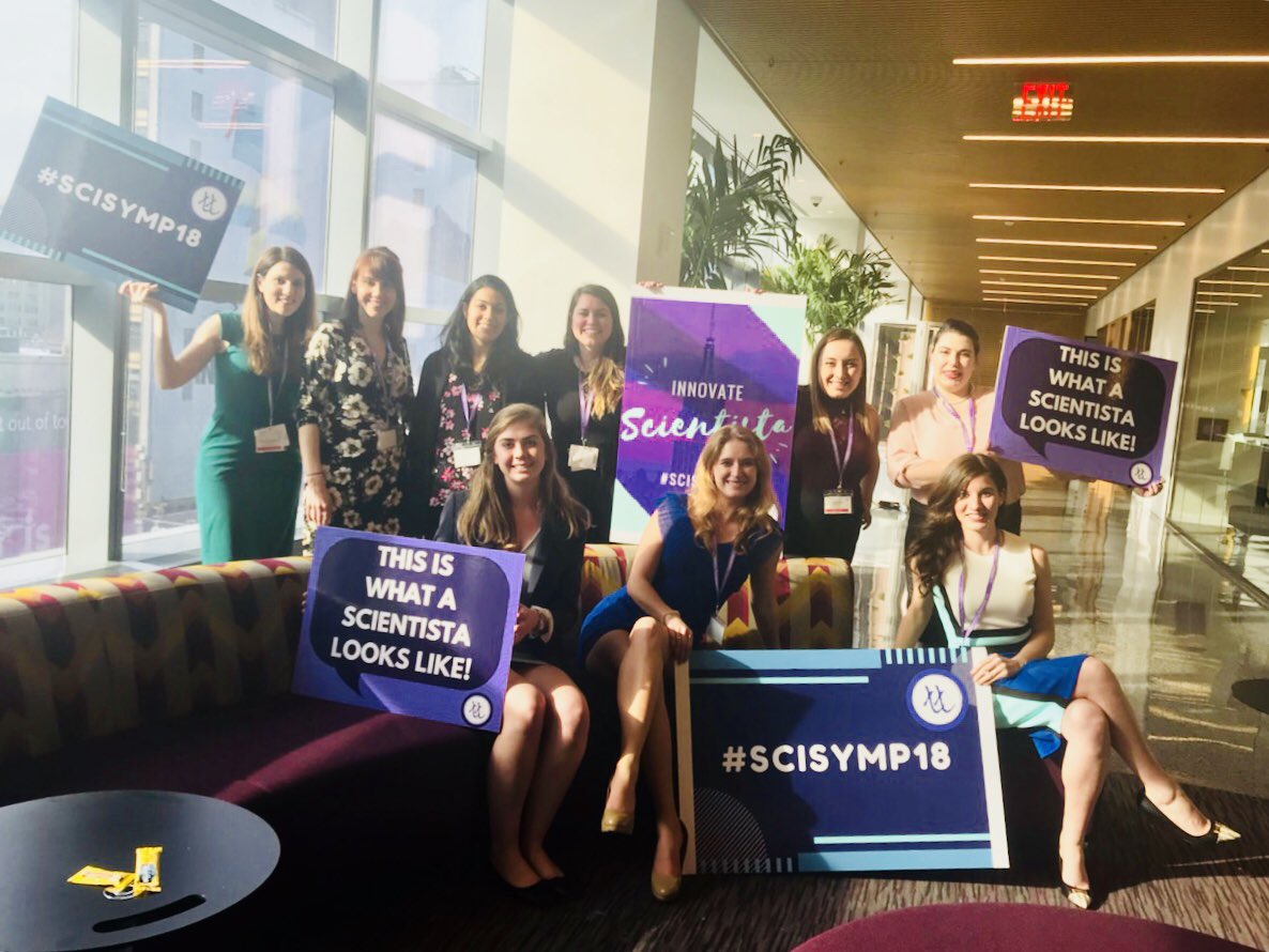 Jackie_Gio's tweet photo. Yas queenz 👑👑👑 #SciSymp18 https://t.co/mwCUKWuiA9