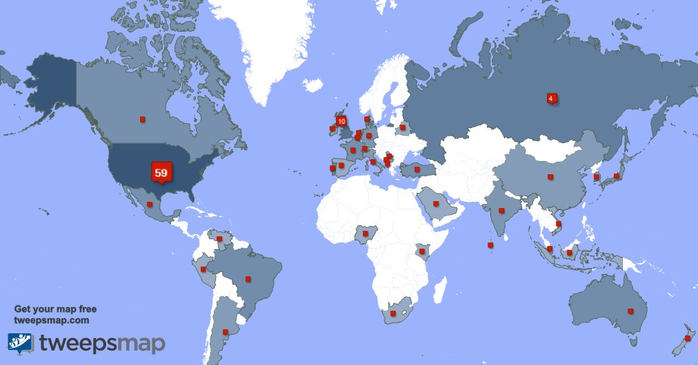 I have 4 new followers from France, and more last week. See tweepsmap.com/!Spartan4177