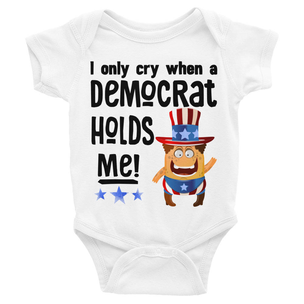 Bimbys's tweet photo. I Only Cry When A Democrat Hold Me Funny Infant Bodysuit Onesie | Funny Onesie, Funny Baby Onesies, Funny Onesies , Funny Baby Shirt https://t.co/B2oM3KtV4D #clothing #children #bodysuit #ionlycrywhen #ademocrat #holdme #funny #infantbodysuit #onesie https://t.co/uwBQlCU5AU