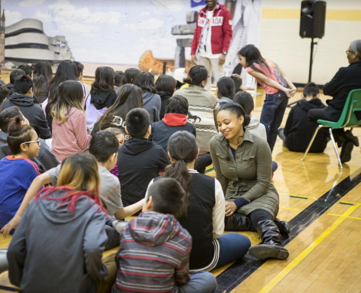 iamcmovement's tweet photo. Fighting for First Nation youth to know they are loved and can succeed in living their dreams! #HopeTour2018 #OnionLakeFirstNation https://t.co/5q2xeLk6X2