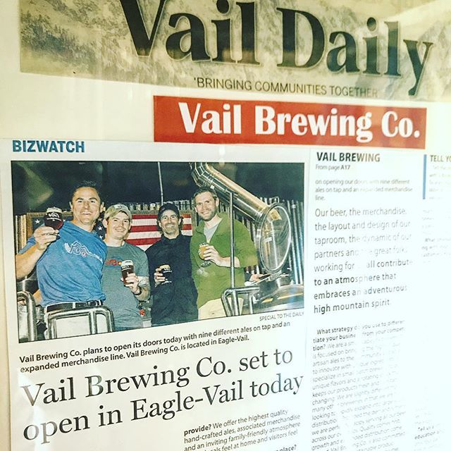 Vail Brewing Company tweet media