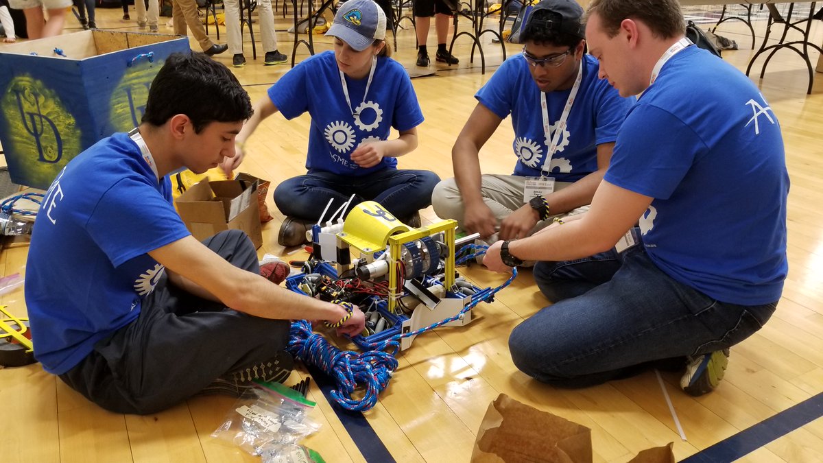 UDel_ASME's tweet photo. Congratulations to the #UDel #ASME #EFestEast 2018 Robots SDC team for placing 9th overall out of 50 teams! Way to represent @UDelaware at @EFestsASME! https://t.co/QyyaVFtzpL