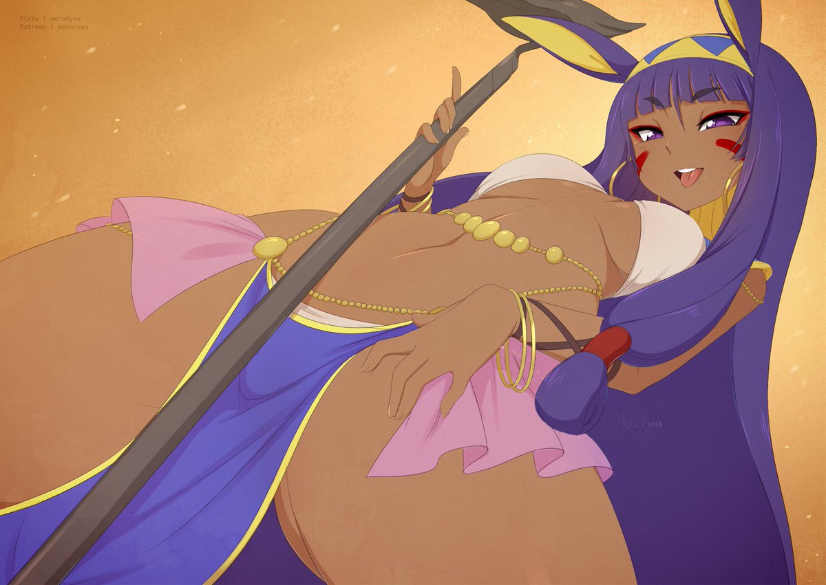 Not that happy with it but meh, will draw a better Nitocris sometime in the...