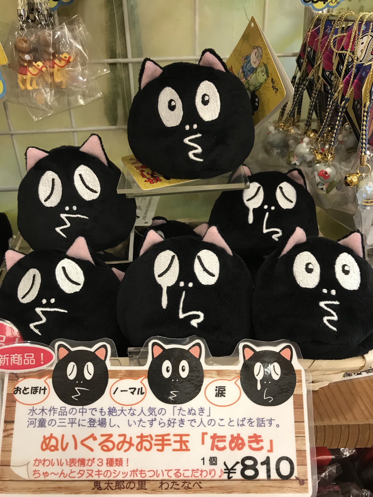 河童の三平　ぬいぐるみ タヌキ　＜ＢＩＧ＞　水木しげる　ゲゲゲの鬼太郎　狸 河童の三平 ぬいぐるみタヌキ BIG 狸 水木しげる - メルカリ