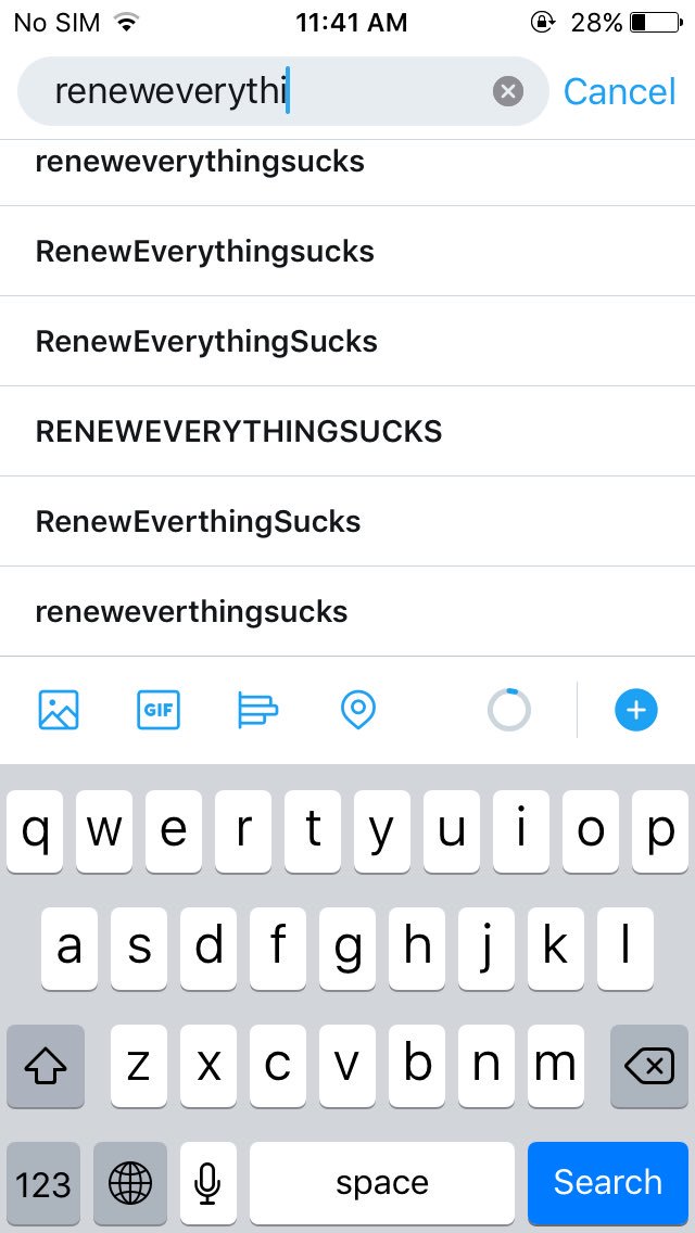 RenewES2's tweet photo. How come we have a lot of hashtags?? Is that okay or what? Which one should we use? HELP! 

#RenewEverythingSucks
#reneweverythingsucks
#renewES https://t.co/W7SeZ2WjBv