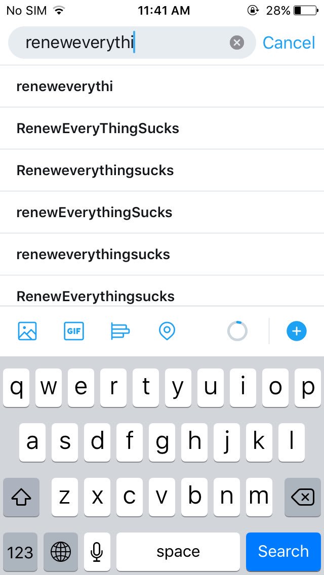 RenewES2's tweet photo. How come we have a lot of hashtags?? Is that okay or what? Which one should we use? HELP! 

#RenewEverythingSucks
#reneweverythingsucks
#renewES https://t.co/W7SeZ2WjBv
