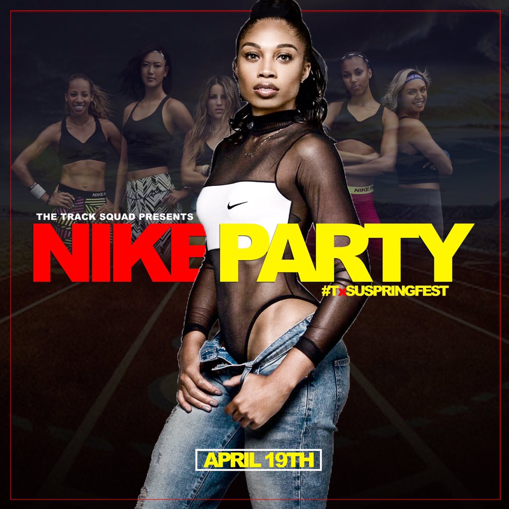 Mr_Lightning26's tweet photo. We About To Break The Internet #TxsuSpringFest The #NikeTrackParty Is APRIL 19TH‼️ Get Your TIXS‼️ Hosted By The #TXSU Track Team🚨🚨🚨 https://t.co/gq2rDVP1he