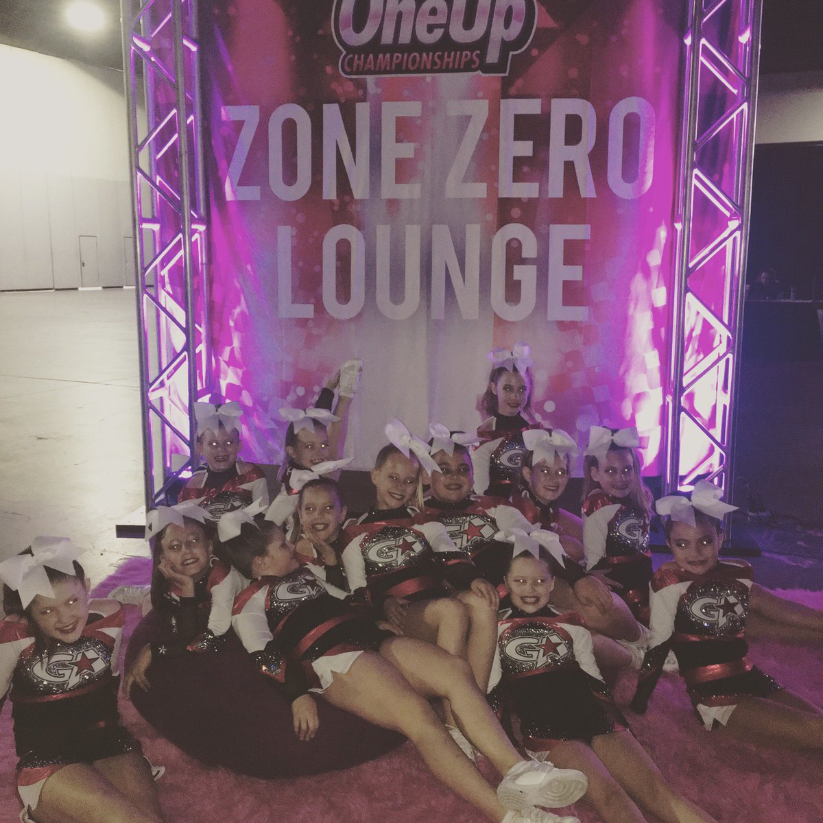 _Georgia_Heat's tweet photo. Storm🌩 hanging out in the #HITZERO lounge @TweetOneUp .. Way to go ladies! #HeatKids #FierceasFire🔥 https://t.co/wN4Px5y4CV