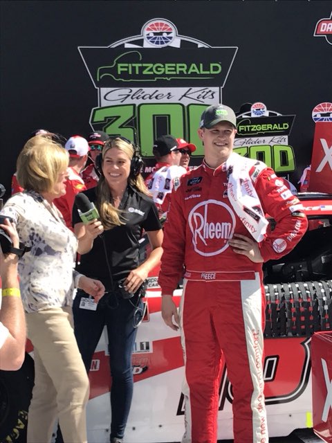DianeBlackTN's tweet photo. Got to present the trophy to @RyanPreece_ after his big win at the #Fitzgerald300! What a race! https://t.co/YWgnd7Z7kg