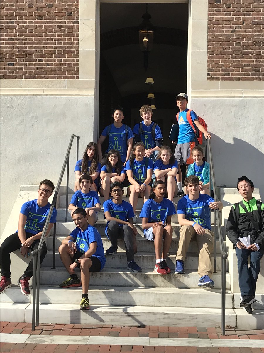 MrWerbeck's tweet photo. North Bethesda MS Wins Maryland Science Olympiad for the 3rd consecutive year. These 15 young scientists are Maryland state Science Olympiad CHAMPIONS! We are off to Colorado State University in Fort Collins next month. @NBMS_PTSA @MrLoznak @mcpsNBethesdaMS @MDSciOly https://t.co/nh98eJMlAv