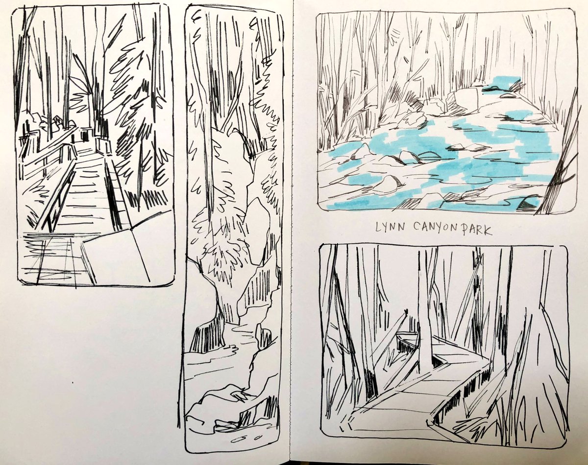 In Vancouver for the weekend to visit a friend, and we went for a hike this morning! It's so fresh here >O 