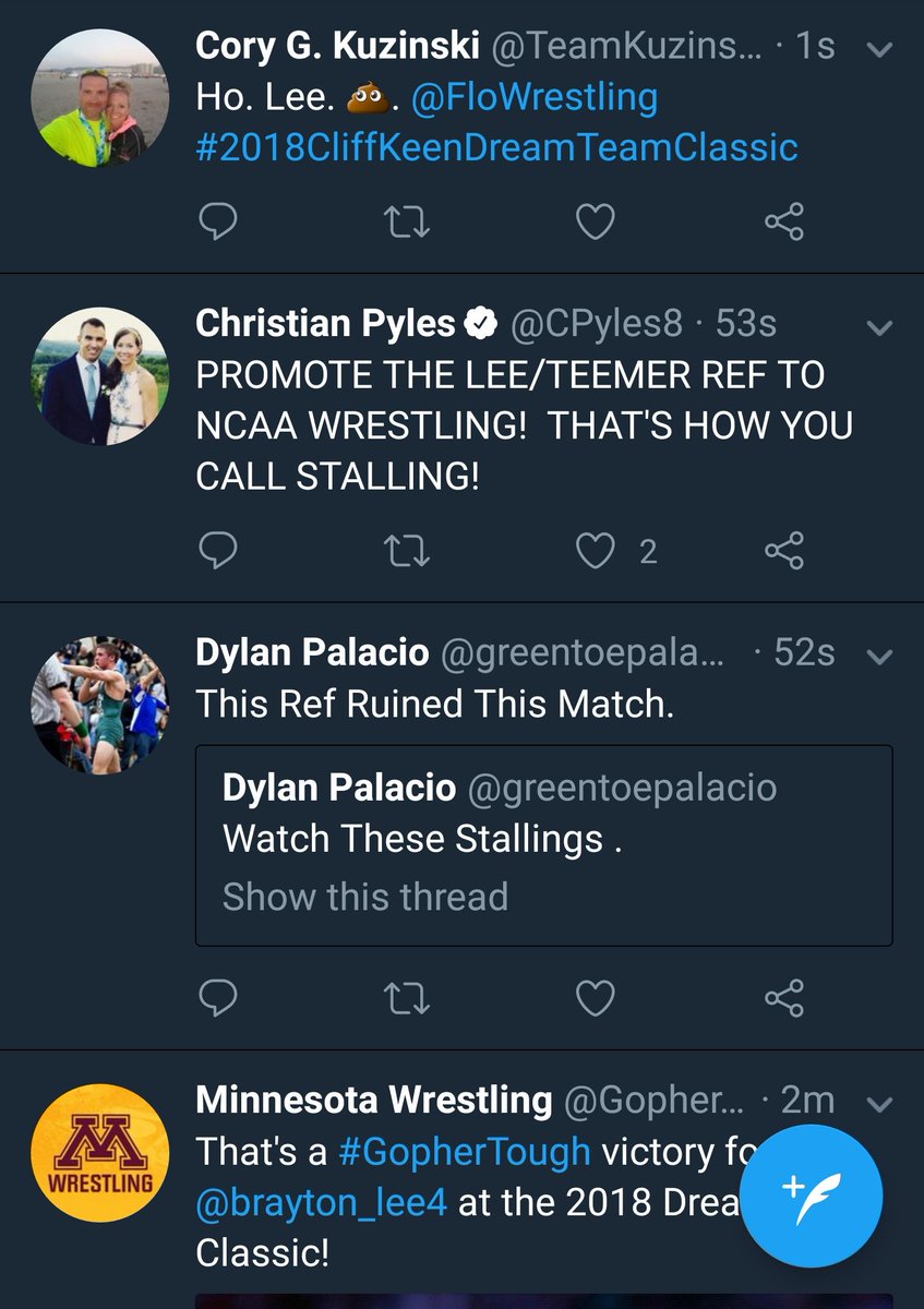 TeamKuzinski's tweet photo. #DifferingOpinions #2018CliffKeenDreamTeamClassic @greentoepalacio @CPyles8 https://t.co/s9aWl6cGW7