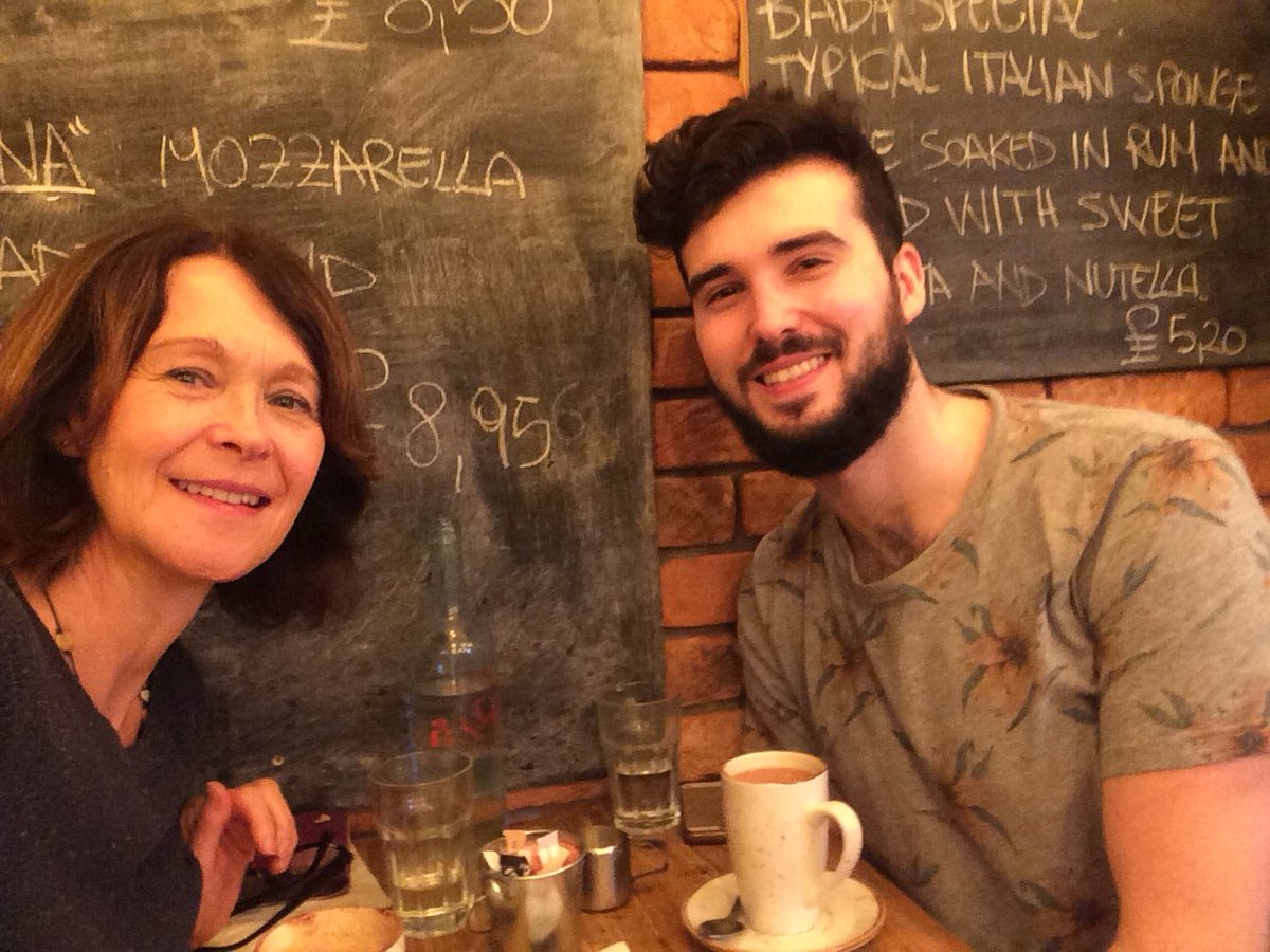gillybrody's tweet image. Son went back to uni today and we went to #VIPItaly #Brighton thanks Eamon for the company. ❤️