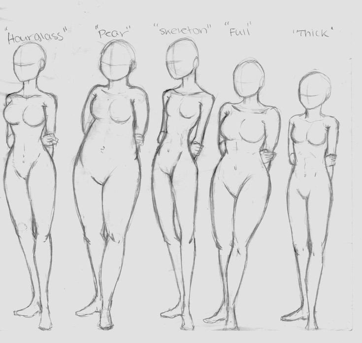 Zoe Heartstrings on X: Drawing body shapes. #drawing #draw #drawings #art  #artists #bodyshapes #bodypositive  / X