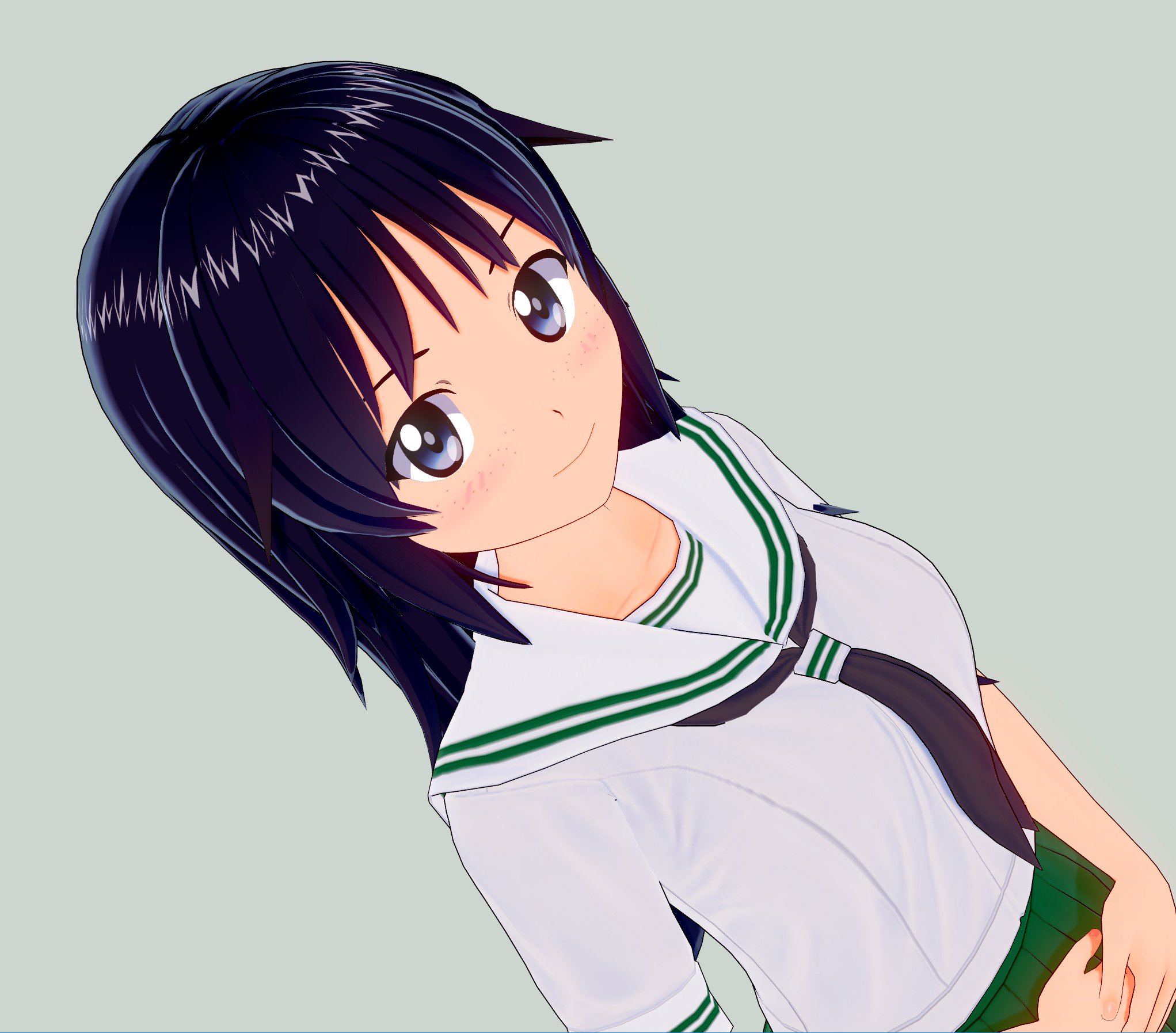 悪人 A Twitter 大洗女子ウサギさんチームの主砲砲手 山郷あゆみちゃんを作ってみた そばかすキャラ初めてかも ガルパン 山郷あゆみ コイカツ T Co Nq0scv8wkb Twitter