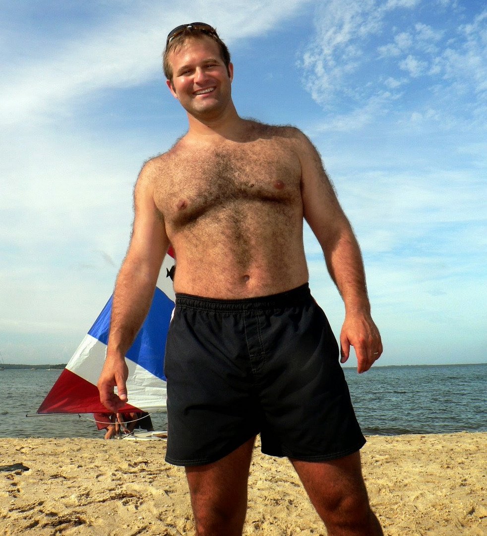 Adult Hairy Man Standing