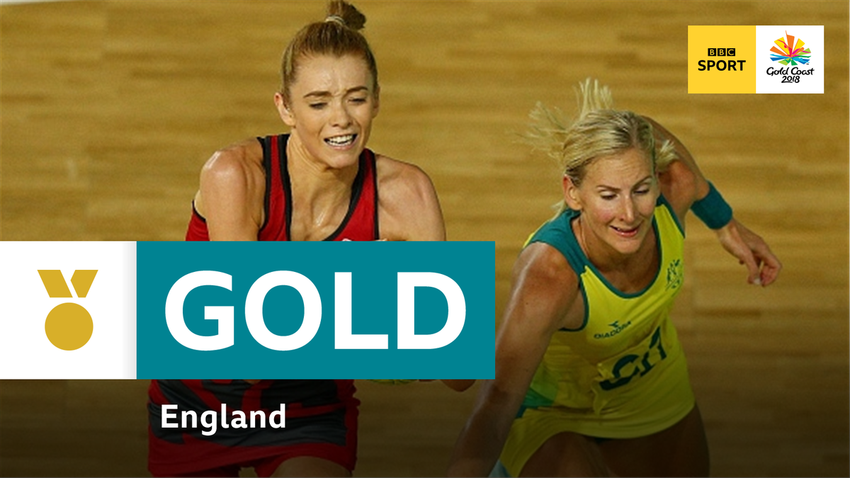 BBCSport's tweet photo. They've done it.

England make history.

They are the netball Commonwealth Games gold medallists.

Unbelievable drama. #GC2018 https://t.co/84rAIKrHOI