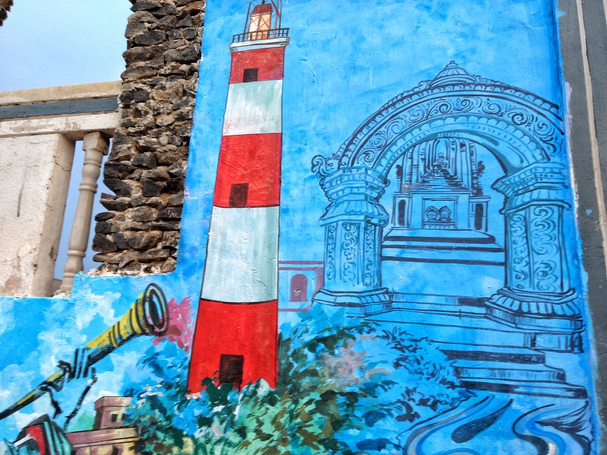 TaraniTrotter's tweet photo. Graffiti under PAGo festival at Gopalpur #letspago #gopalpur   #odishatourism https://t.co/SzFDzFm5Xj