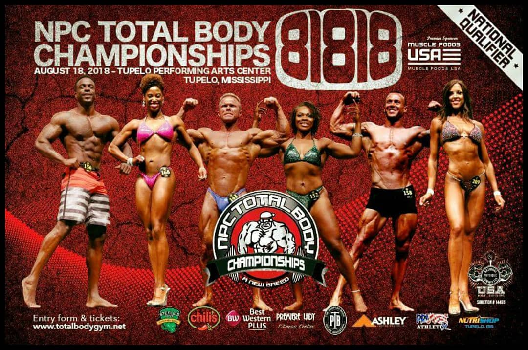 JudyGaillard's tweet photo. Check out 2018 #NPC #TotalBodyChampionships Postcards! Countdown is on -#18weeksout!
Feel free to Share & invite all your friends! Visit: https://t.co/twWhSo6UPh for all show info.
#TotalBodyChampionship #NewBreed #IfbbPROx2 #NpcMS #MyTupelo #InTheSip' #TotalBodyNation #TPAC https://t.co/sMsToMVNj4