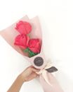 A new one from lidsheeflower 
Rose wrapping felt bouquet 
3 flowers 45k! 
#graduationbouquet #buketwisuda #buketbunga #paperflower #bungakertas #bungacantik #bogor #graduationgift #birthdaygift #anniversarygift #custombouquets #jualbungakertas #jualbunga #paperflowerbogor #bogorp