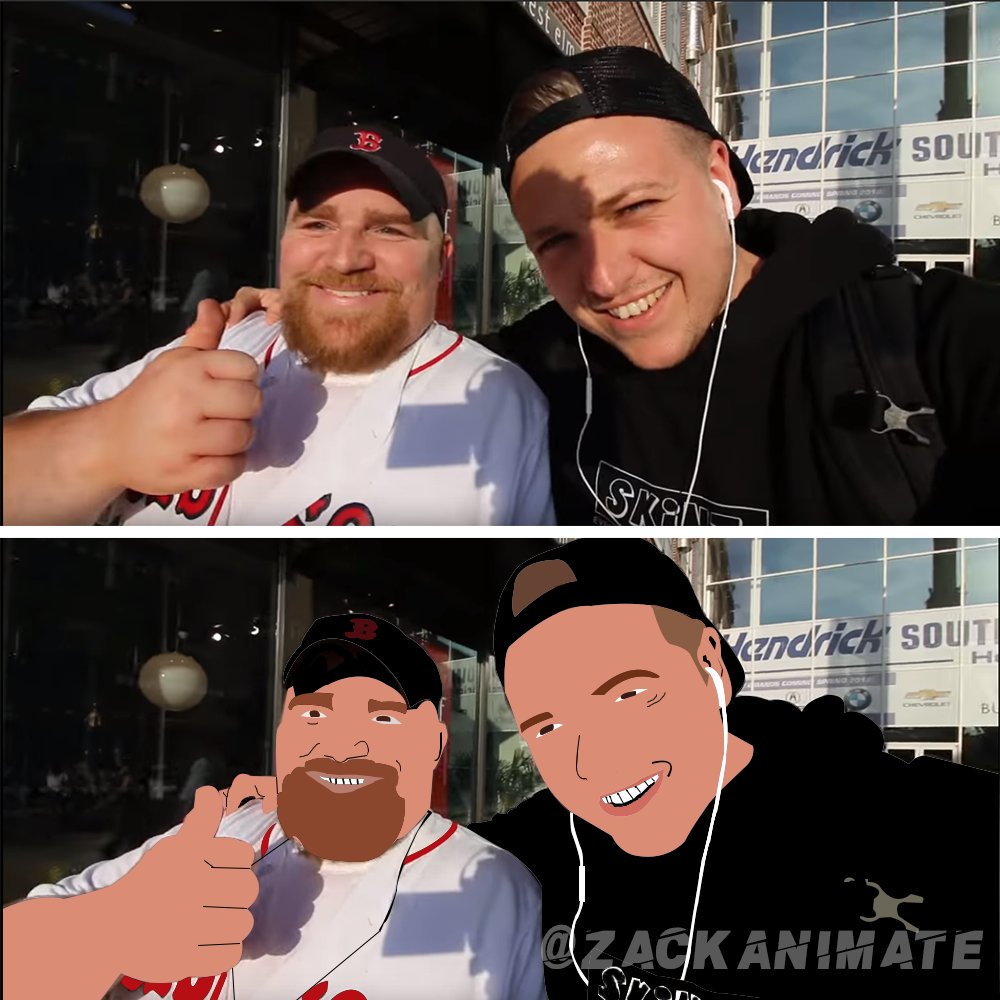 ZackAnimate's tweet photo. @simonjwils Friendship immortalised.I've donated &amp; You can too! Donate and help Simon with his goal here: https://t.co/nEPae1QItD ✈️ https://t.co/vpXMH34sh3