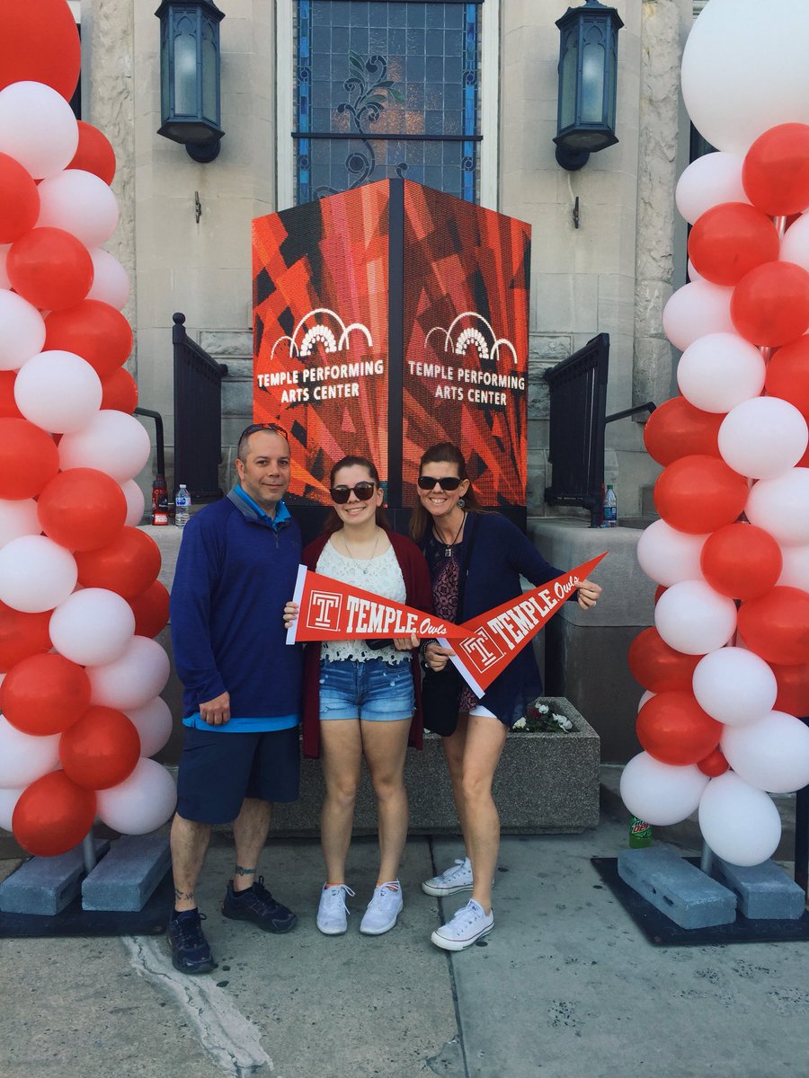 lindseydanasko's tweet photo. My family and I had a great day and my best friend got accepted into temple all in one day! @admissionsTU #ETD2018 https://t.co/0qGf0rnI9M