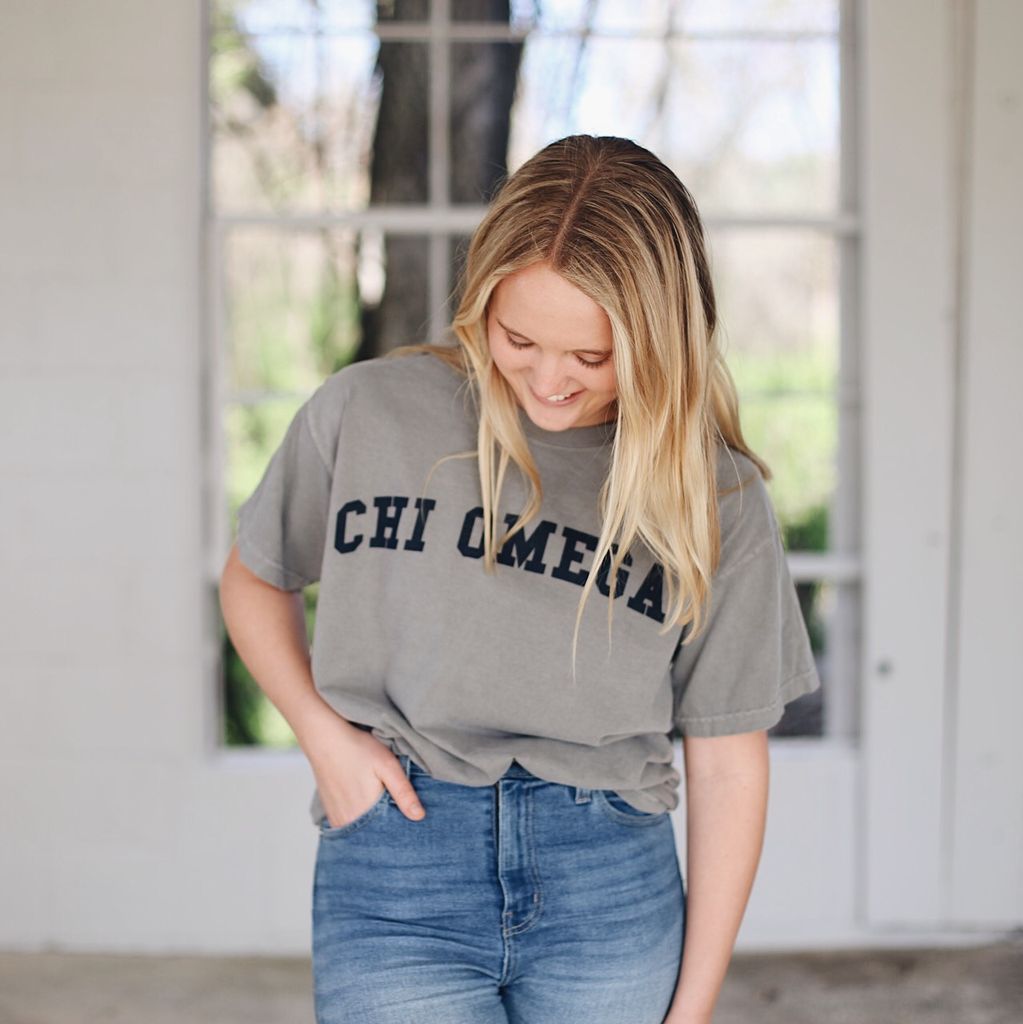 There is no such thing as too many Comfort Colors t-shirts ✌🏼 #chio #sororitygirls #greeklife #comfortcolors