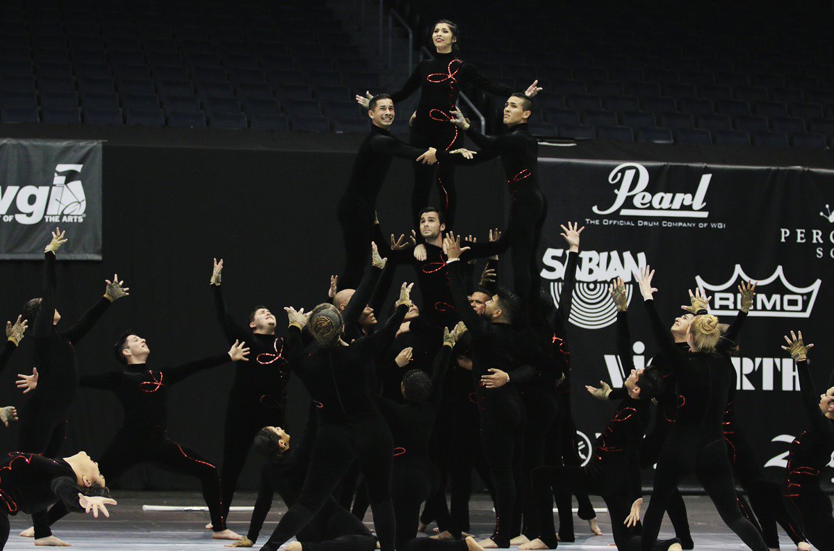 FloMarching's tweet photo. Fantasia's taken us over the rainbow and beyond. 🌈 #wgi2018 https://t.co/TFuYASt7pY