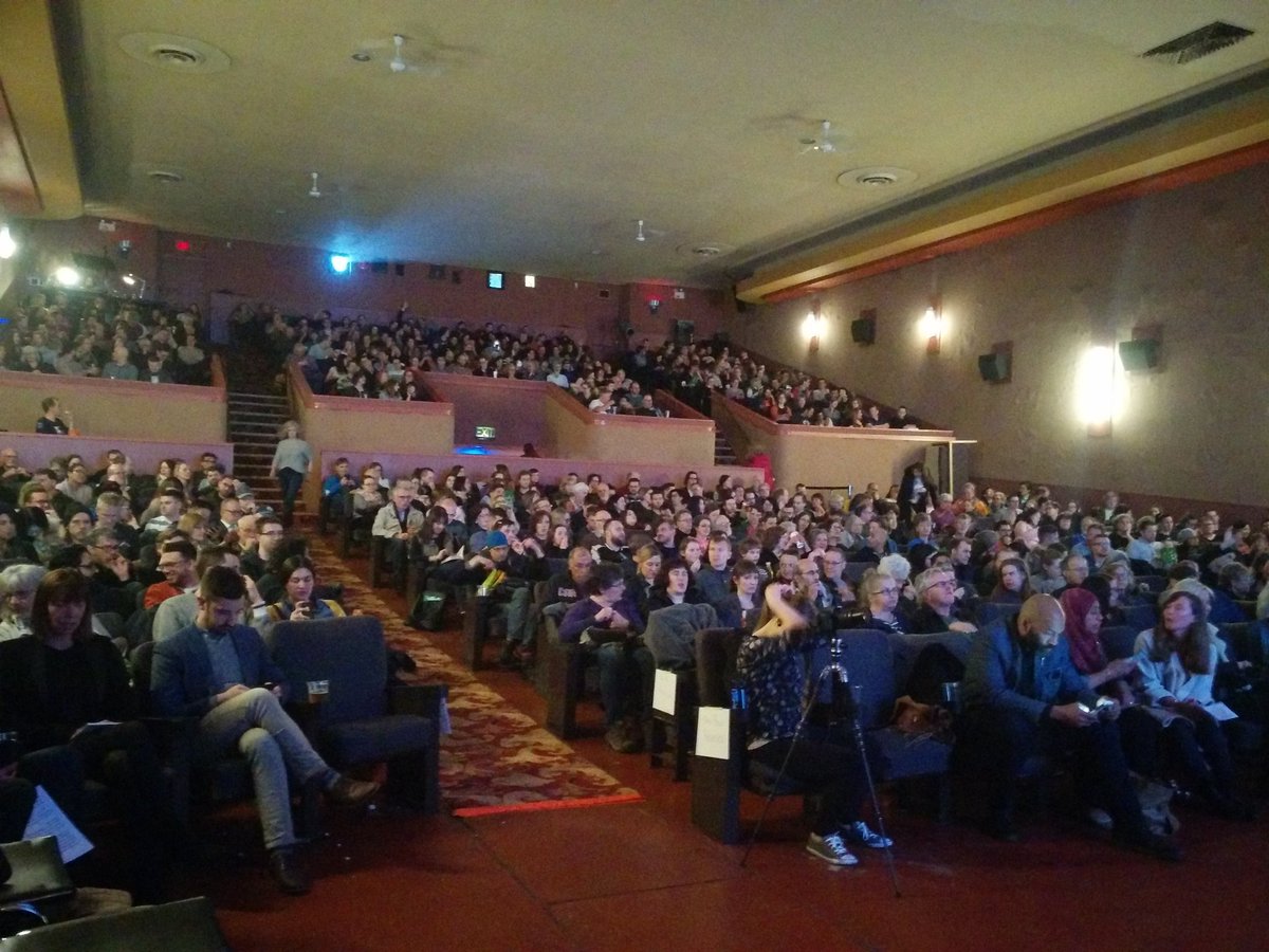 bikeedmonton's tweet photo. Every seat filled for @JSadikKhan with @pathsforppl #yegbike #ACityForLife https://t.co/KVOOAwQiFl