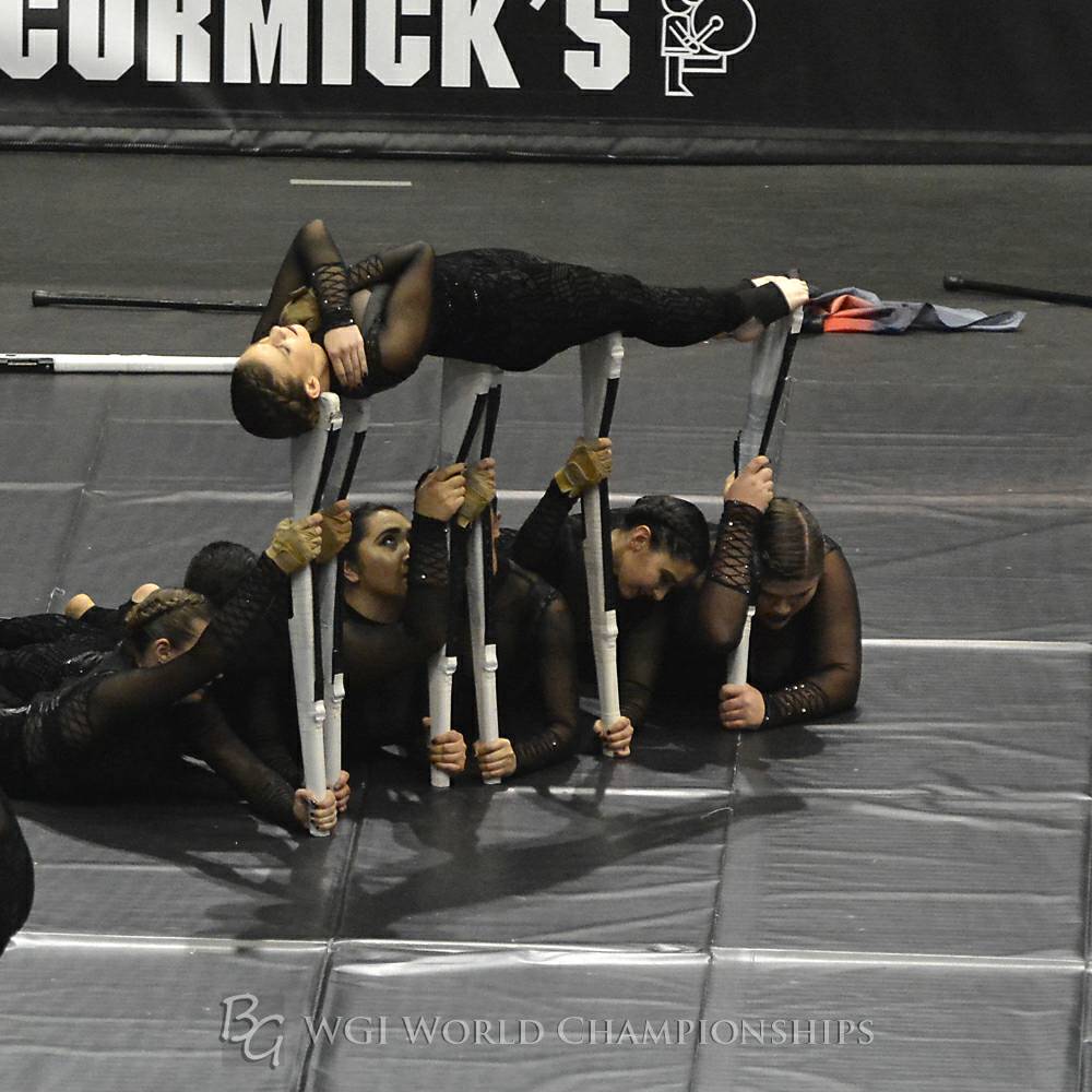 billgrossman's tweet photo. Diamante killed it in finals at UD #WGI2018 https://t.co/3IJcYid5zO