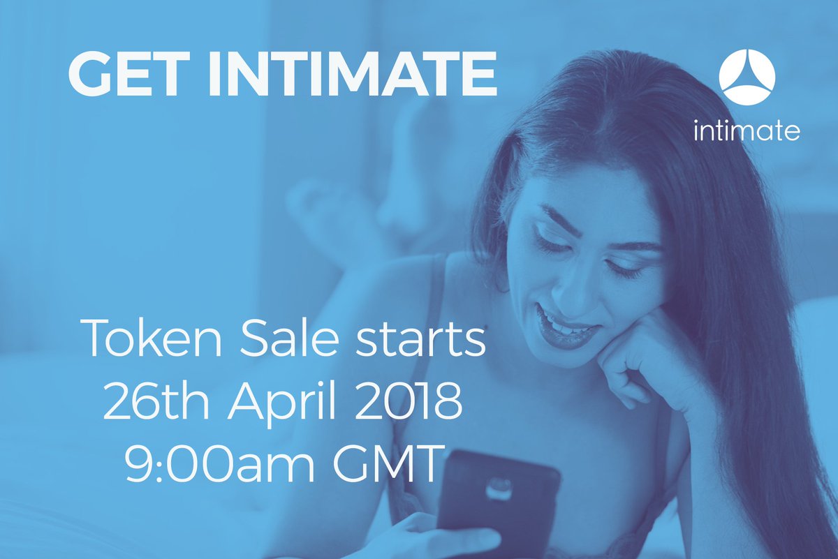 intimatetoken's tweet photo. Want to #getintimate? ITM token Public Sale opens 26 April @ 9am GMT! Head over to https://t.co/XtuCZCfIio  and subscribe to our mailing list if you want to receive all the latest updates. #cryptocurrency #crypto #ICO #tokensale #sex #adult #intimatetoken https://t.co/lwLBCTclF3