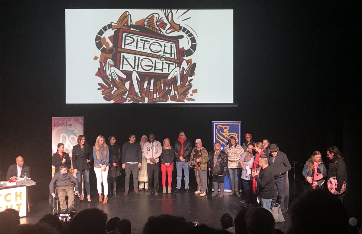 KennyVLimaC's tweet photo. Congrats to the amazing projects at @CalgFoundation #pitchnightyyc. A $50k injection of community-building into #yyc, with thanks also @RBC! https://t.co/Y7h7xZrBed