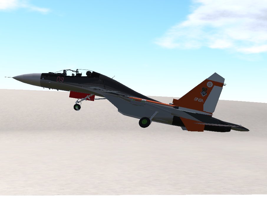 Su-30 “UNKNOWN” 完成しました AC7のミハイ搭乗機です #simpleplanes