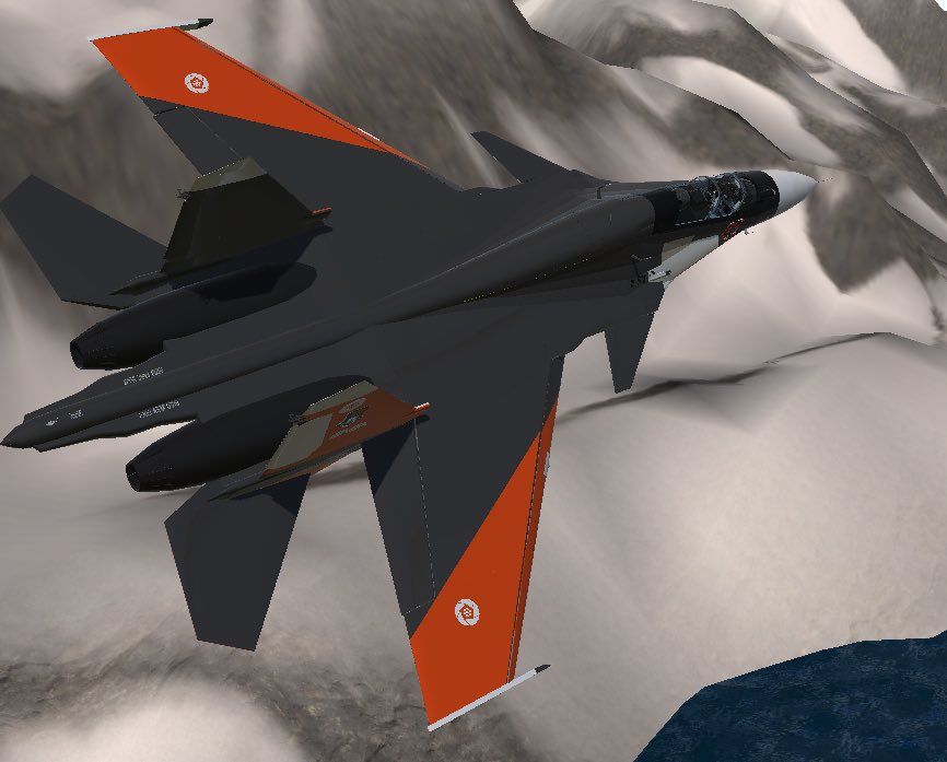 Su-30 “UNKNOWN” 完成しました AC7のミハイ搭乗機です #simpleplanes