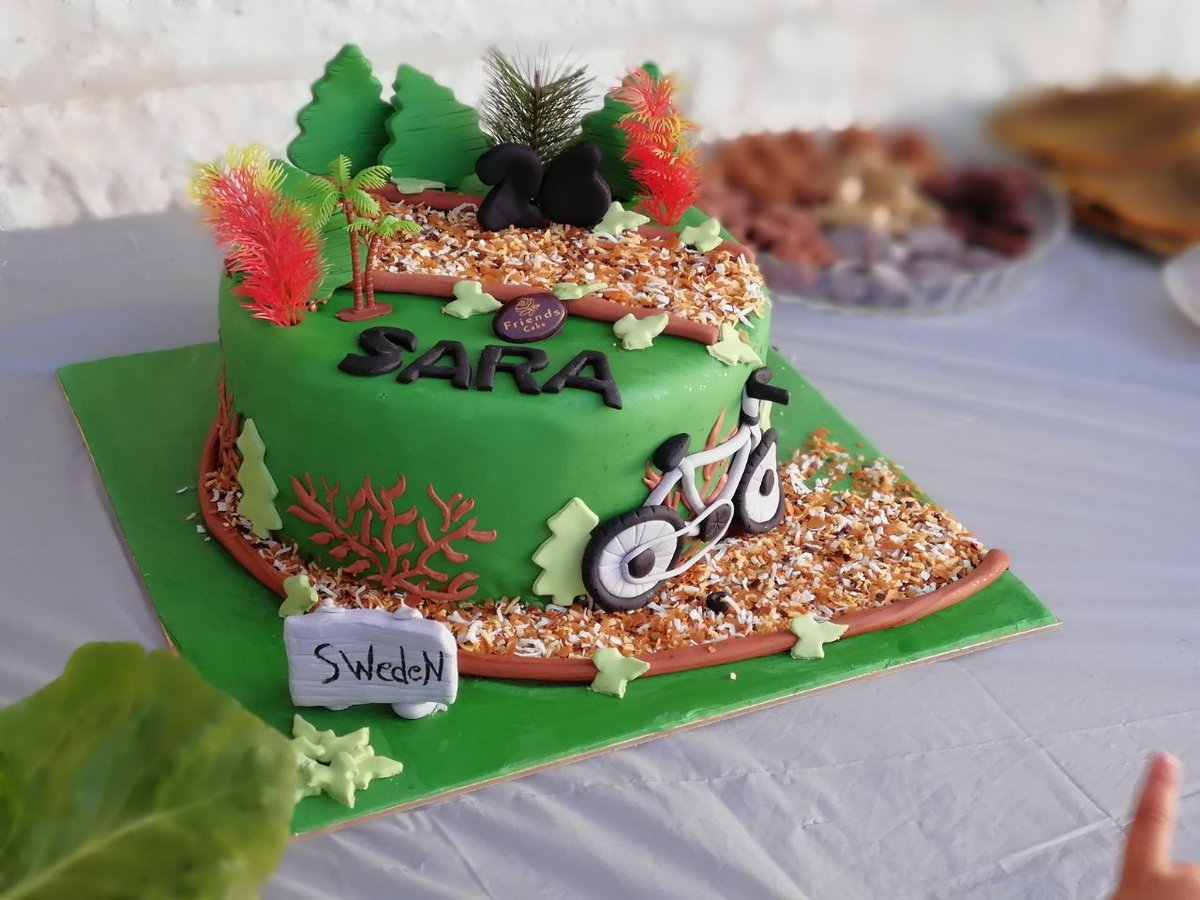 SaraMahasneh's tweet photo. I'm getting old and started to hate surprises and birthday buzz, but that's absolutely the coolest birthday cake I can ever haveπππππ΄ββοΈπ΄ββοΈ #gettinglostinswedenthissummer #rocking26 #gettingoldernotwiser https://t.co/NYZmZQ4h1F