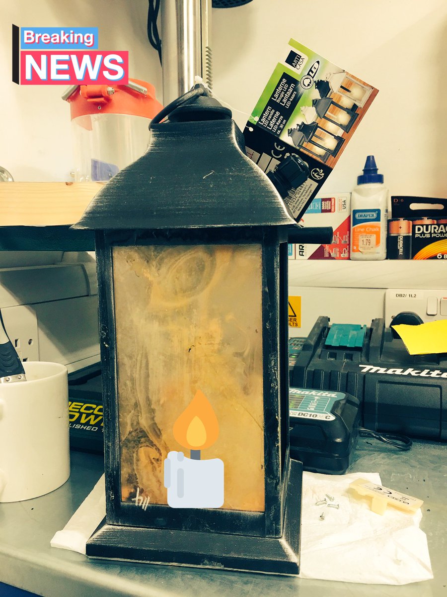 ArielEquip's tweet photo. Prototype stage of our flown hanging lanterns for @ArielCTheatre Les Miserables. More pictures to follow over the next few weeks. Custom built by @00attwoodj 
#lightingprops #lightingcontrol https://t.co/AiIBHvXBPa