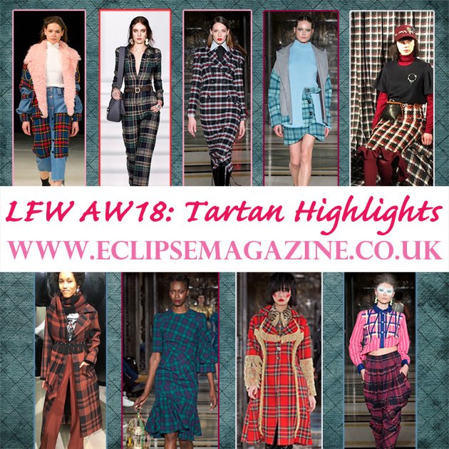 Tartan at LFWAW18: <a href="/markuslupfer/">Markus Lupfer</a> <a href="/Jamieweihuang/">Jamie Wei Huang</a> <a href="/PaulCostelloeUK/">Paul Costelloe</a> <a href="/Malanbreton/">Malan</a> <a href="/PAMHOGGcouture/">Pam Hogg</a> <a href="/simonmofashion/">Simonmostudio</a> #Starsica #MethodologyWears <a href="/hktdc/">HKTDC</a>  <a href="/CorporateINIFD/">INIFD</a> @TheCommsStore  <a href="/TRACEPublicity/">TRACE Publicity</a> <a href="/POP_PR_UK/">The POP Group</a> <a href="/Dyelogfashions/">Dyelogfashions</a> <a href="/FashionScout/">Fashion Scout</a> <a href="/agencylifestyle/">The Lifestyle Agency</a> eclipsemagazine.co.uk/london-fashion…