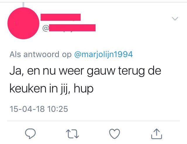 Ik heb even getwijfeld of ik dit zou tweeten, maar ik wil het toch noemen. Vandaag ben ik geschrokken van de seksistische reacties die ik kreeg omdat ik tweette over de Formule 1. Van verbazing dat een 'meisje' F1 kijkt tot 'en nu weer gauw terug de keuken in jij'. 

Erg jammer.