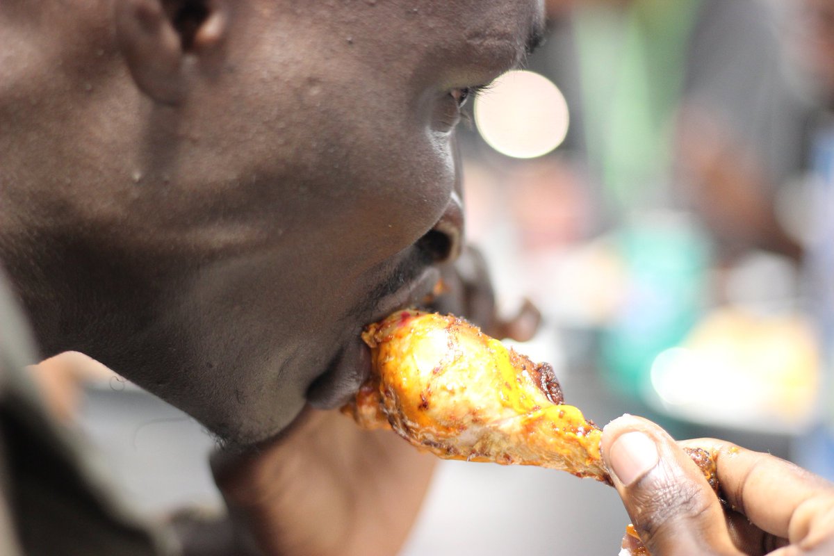 BCXworld's tweet image. When the hackathon gets tough the drumstick will never fail you #SafeHack