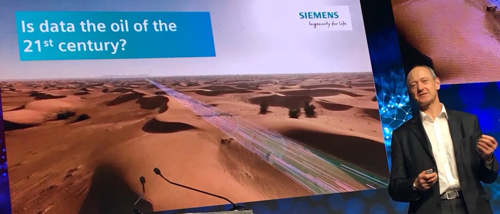 How often have you heard the expression that data is the oil of the 21st century? @Siemens CTO @BuschRo reinforces that #data alone doesn’t do the trick: you need to understand the specific needs of a market to create value out of data. #InnoDay #IIot #UnlockThePotential