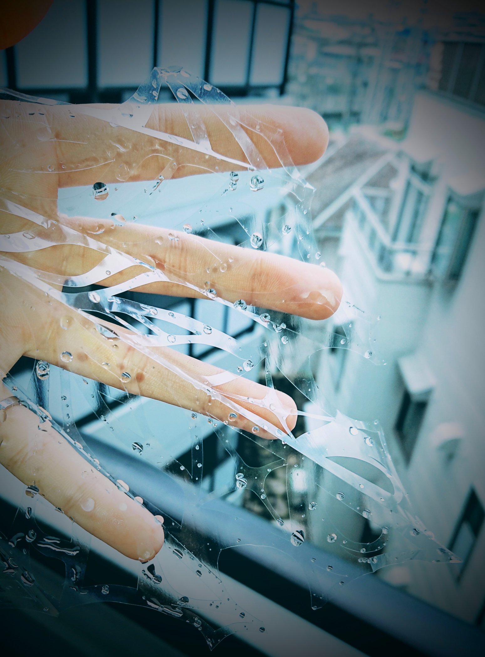 南雲misty 雫落ちる 切り絵 透明 透明折り紙 雨の日 T Co Js1kbdsp1a Twitter