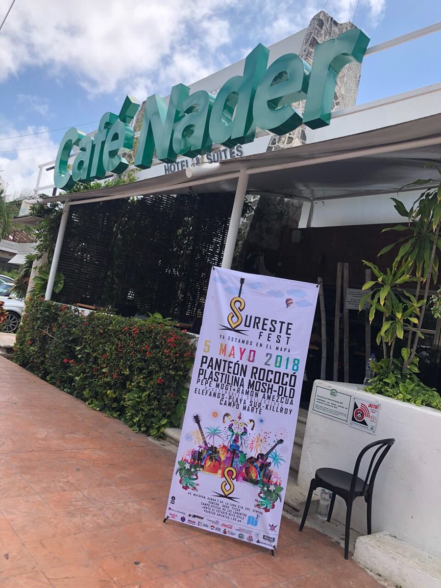 No olviden que tenemos venta de boletos a través de <a href="/LaPlayitaCancun/">La Playita Cancun</a>  y todos los #CafeNader o a través de la página de <a href="/elektrotickets/">ELEKTROTICKETS.MX</a>  

General $450
VIP $850

¡Nos vemos el 5 de Mayo en el <a href="/surestefest/">Sureste Festival</a> ! 💥