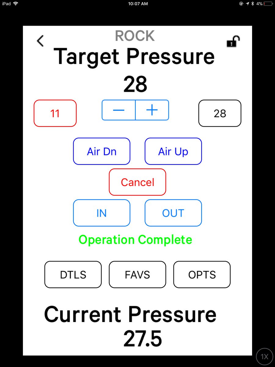 When you can use an app to air down and back up!  Air Command