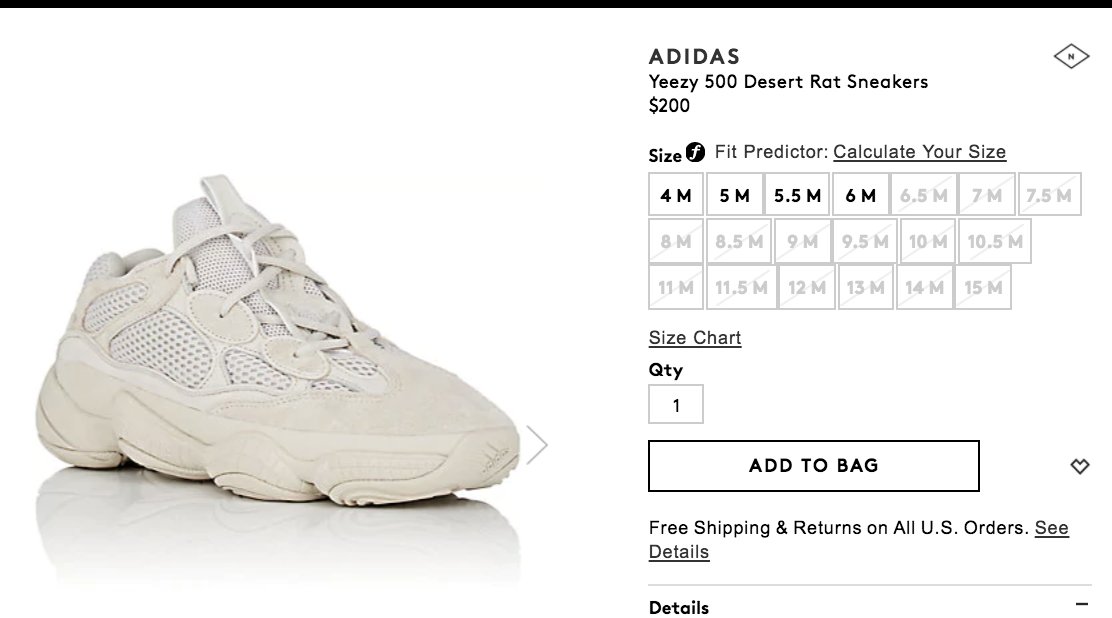 adidas yeezy 500 size guide